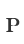 P