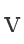 V