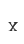 x