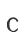 c