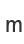 m