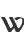 w