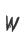 w