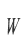 W