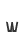 w