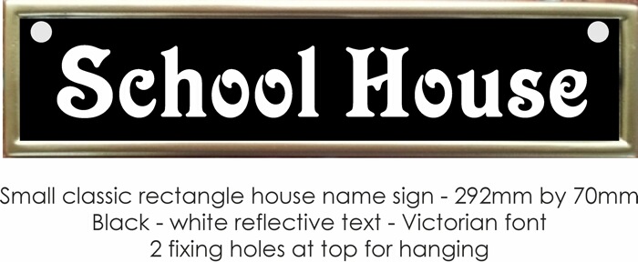 Click to See Next House Sign Image