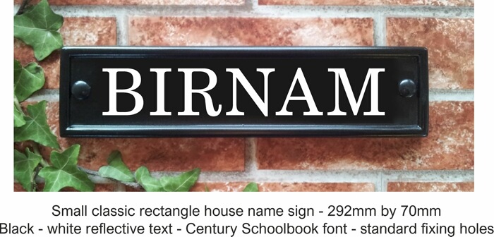 Click to See Next House Sign Image