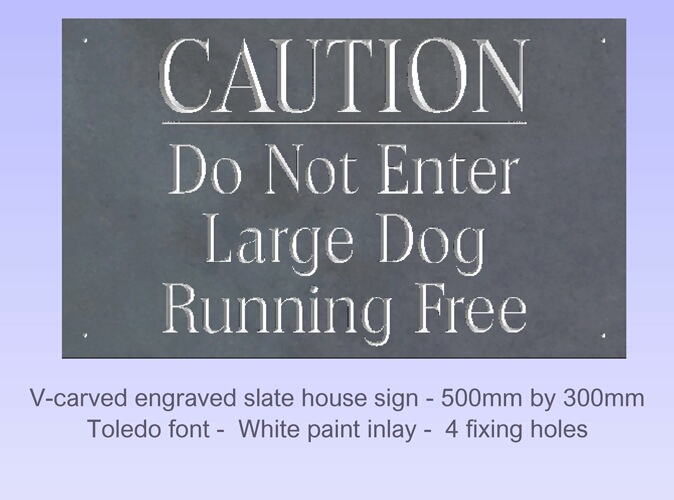 Click to See Next House Sign Image