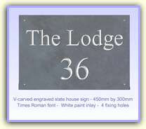 Click to View a Larger Image of this House Sign