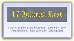 Click to View a Larger Image of this House Sign