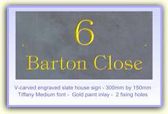Click to View a Larger Image of this House Sign