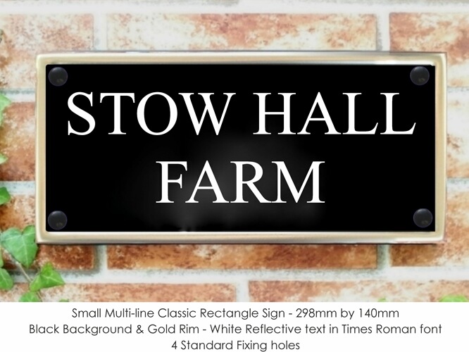 Click to See Next House Sign Image