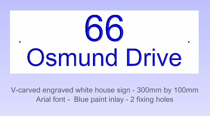 Click to See Next House Sign Image
