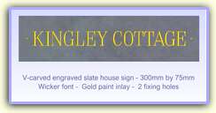 Click to View a Larger Image of this House Sign