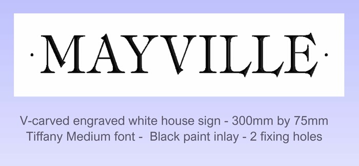 Click to See Next House Sign Image