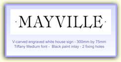 Click to View a Larger Image of this House Sign