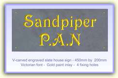 Click to View a Larger Image of this House Sign