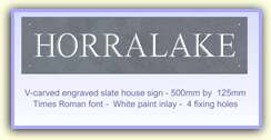 Click to View a Larger Image of this House Sign