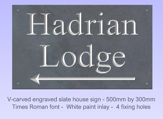 Click to See Next House Sign Image