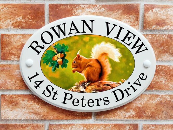 Click to See Next House Sign Image