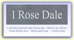 Click to View a Larger Image of this House Sign