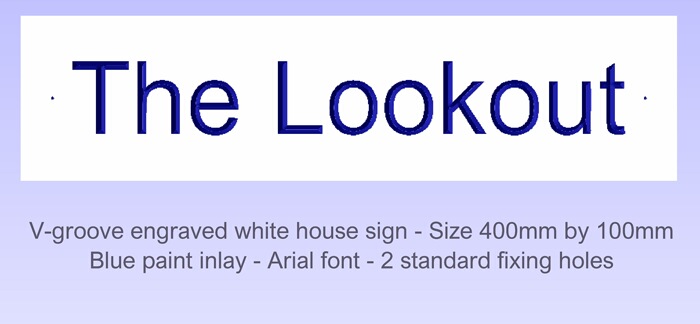 Click to See Next House Sign Image