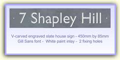 Click to View a Larger Image of this House Sign