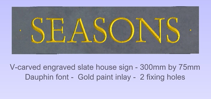 Click to See Next House Sign Image