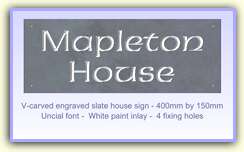 Click to View a Larger Image of this House Sign