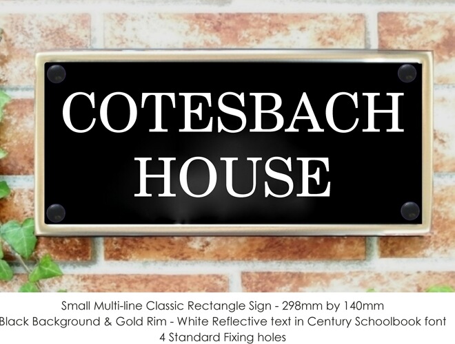 Click to See Next House Sign Image