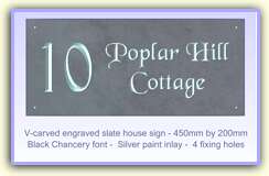 Click to View a Larger Image of this House Sign