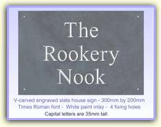 Click to View a Larger Image of this House Sign