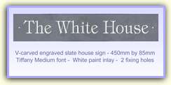 Click to View a Larger Image of this House Sign