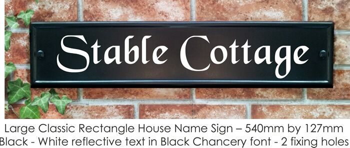 Click to See Next House Sign Image