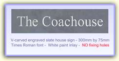 Click to View a Larger Image of this House Sign