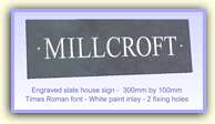 Click to View a Larger Image of this House Sign