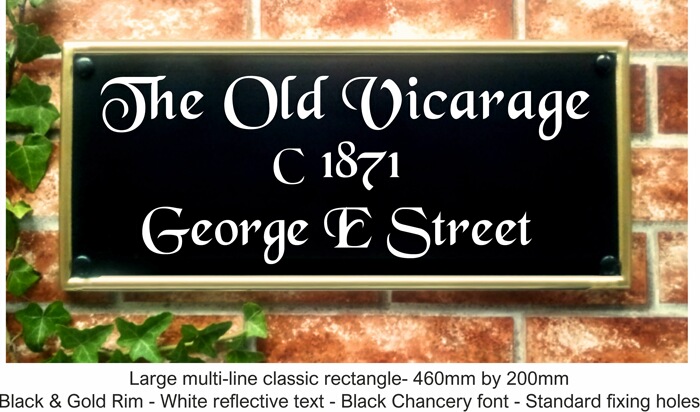 Click to See Next House Sign Image