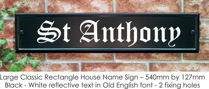 Click to See Next House Sign Image