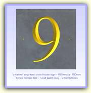 Click to View a Larger Image of this House Sign