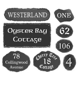 Number  the Direct from slate  UK. House  Plates rustic  Signs  House  Names, house House signs