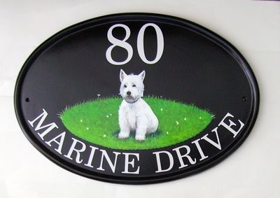 horse portrait sign