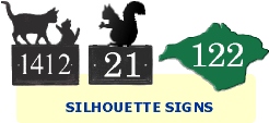 Silhouettes House Signs