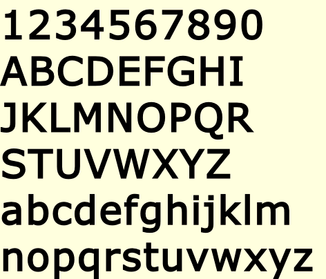 Verdana+typeface